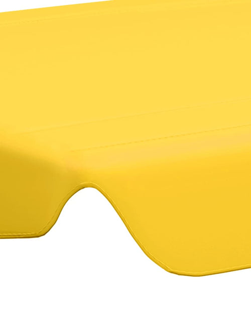 Загрузите изображение в средство просмотра галереи, Copertină de rezervă leagăn grădină, galben, 150/130x105/70 cm
