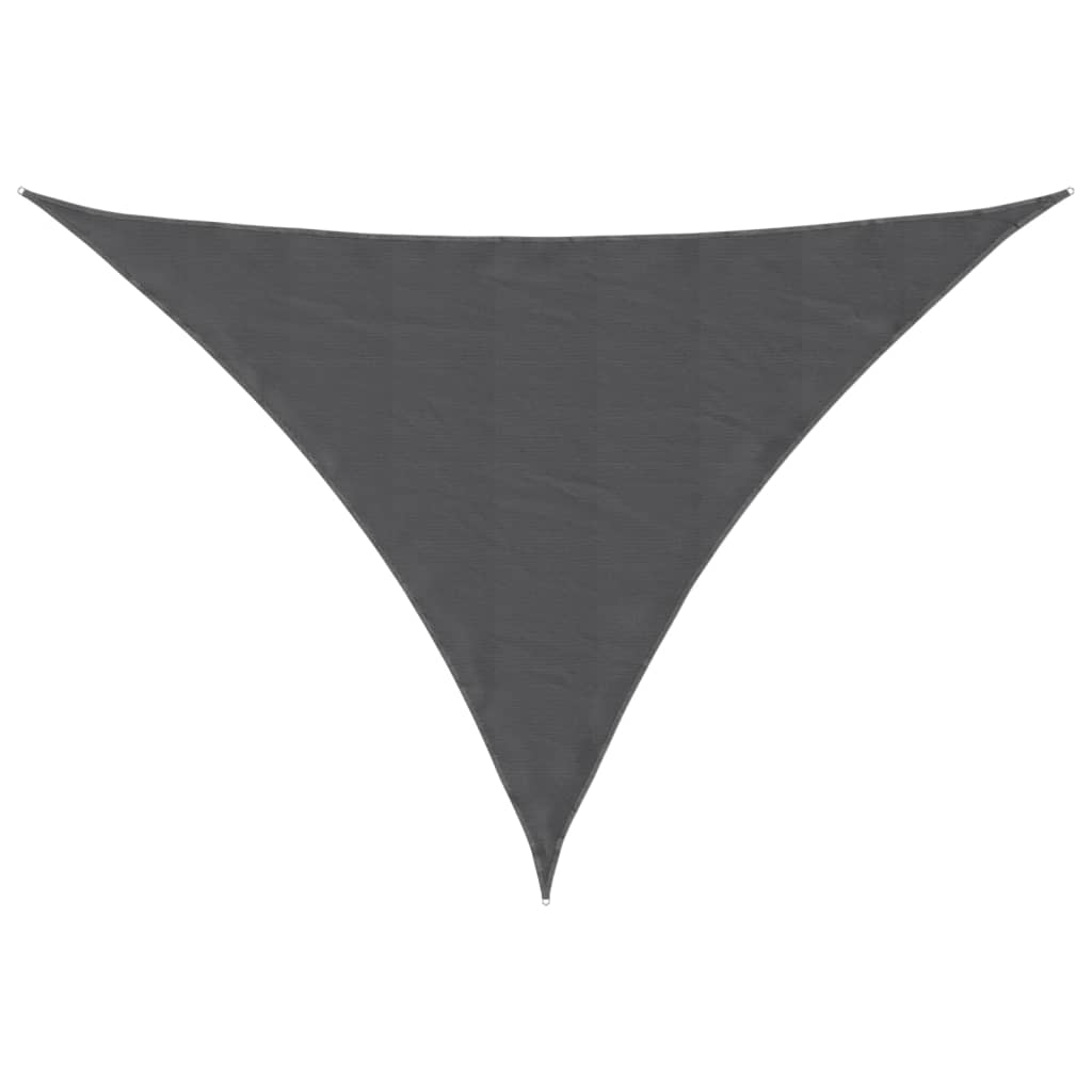 Parasolar, antracit, 3x3x4,24 m, țesătură oxford, triunghiular
