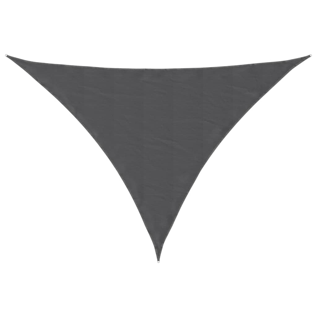 Parasolar, antracit, 3x4x4 m, țesătură oxford, triunghiular