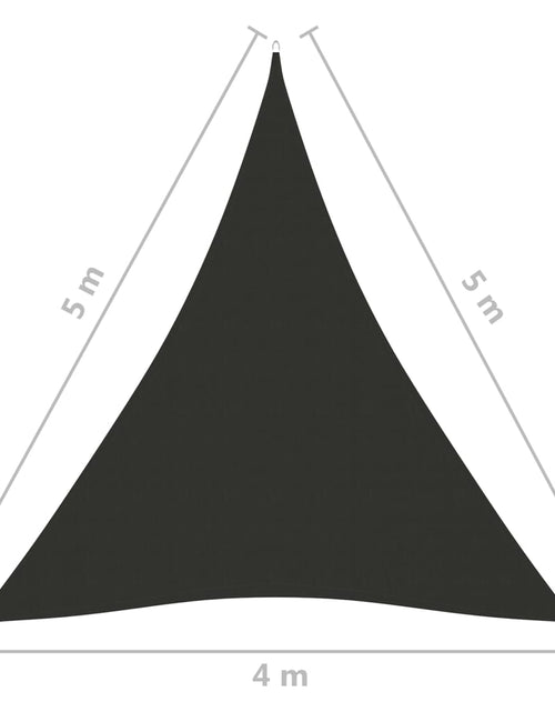 Загрузите изображение в средство просмотра галереи, Parasolar, antracit, 4x5x5 m, țesătură oxford, triunghiular
