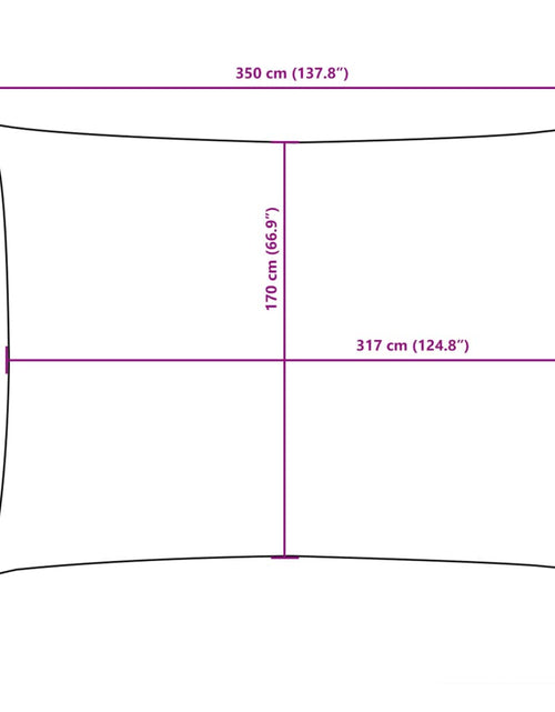 Загрузите изображение в средство просмотра галереи, Parasolar, bej, 2x3,5 m, țesătură oxford, dreptunghiular
