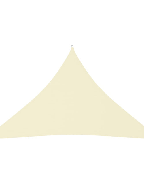 Încărcați imaginea în vizualizatorul Galerie, Pânză parasolar, crem, 4x4x5,8 m, țesătură oxford, triunghiular
