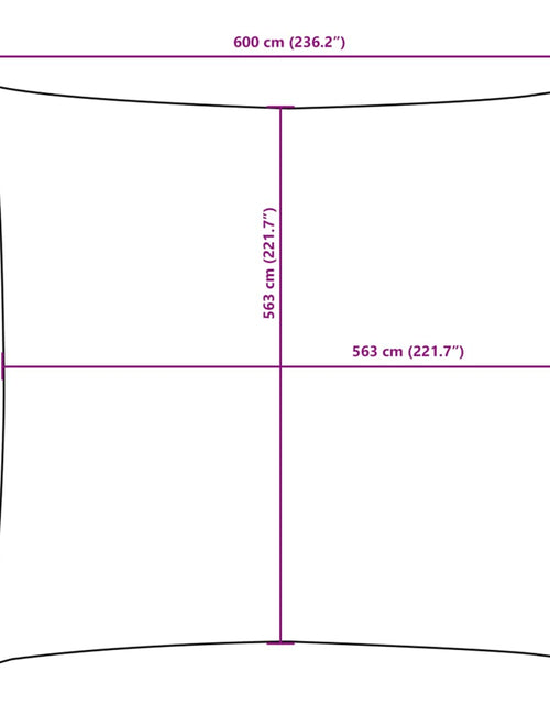 Загрузите изображение в средство просмотра галереи, Parasolar, alb, 6x6 m, țesătură oxford, pătrat
