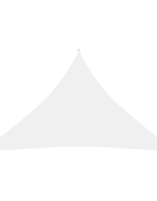 Încărcați imaginea în vizualizatorul Galerie, Pânză parasolar alb 2,5x2,5x3,5 m țesătură oxford triunghiular

