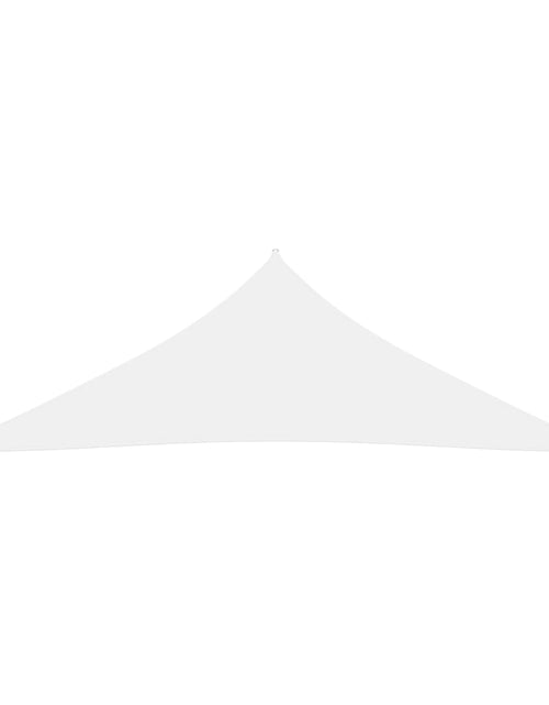 Загрузите изображение в средство просмотра галереи, Pânză parasolar alb 2,5x2,5x3,5 m țesătură oxford triunghiular
