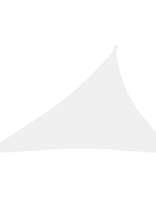 Загрузите изображение в средство просмотра галереи, Pânză parasolar, alb, 4x5x6,4 m, țesătură oxford, triunghiular
