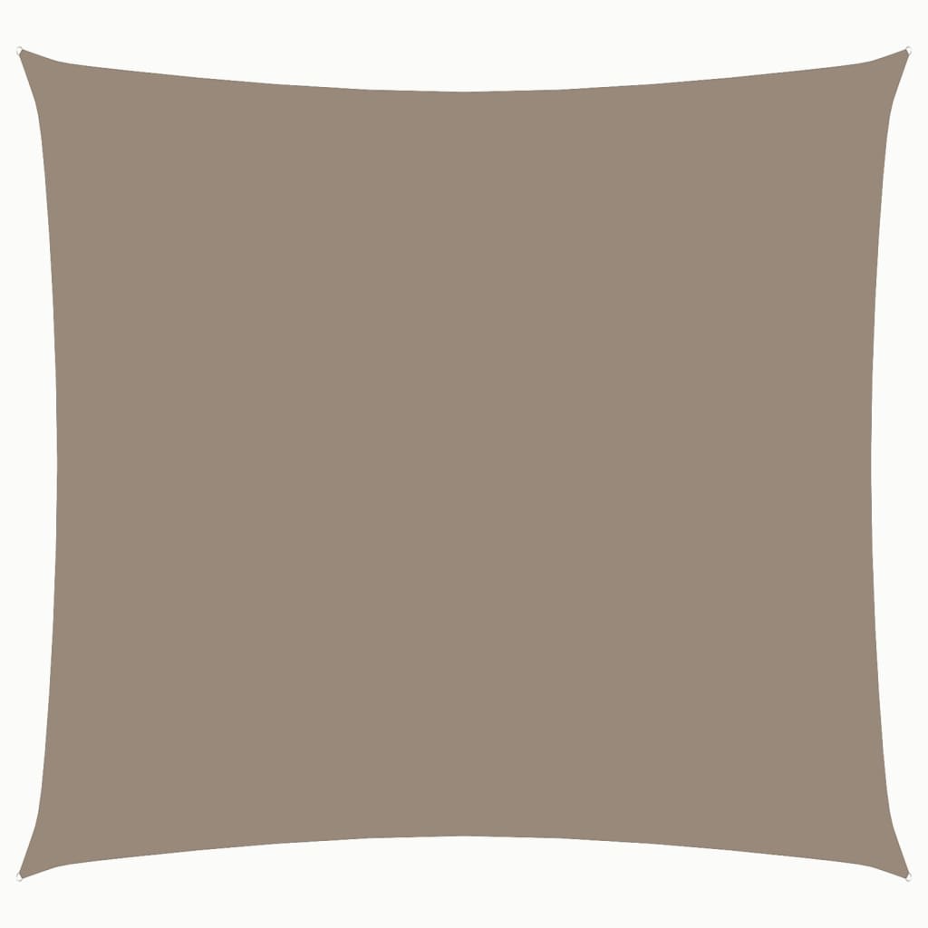 Pânză parasolar, gri taupe, 3,6x3,6 m, țesătură oxford, pătrat