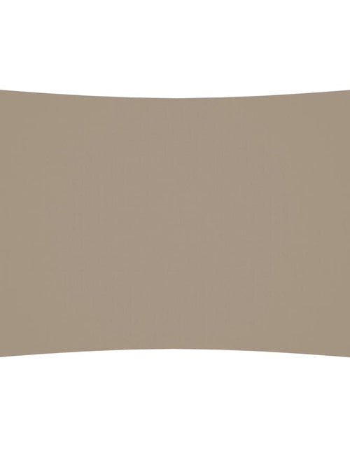 Încărcați imaginea în vizualizatorul Galerie, Pânză parasolar gri taupe 2x4 m țesătură oxford dreptunghiular
