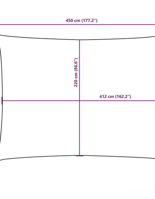 Загрузите изображение в средство просмотра галереи, Parasolar, gri taupe, 2,5x4,5m, țesătură oxford, dreptunghiular
