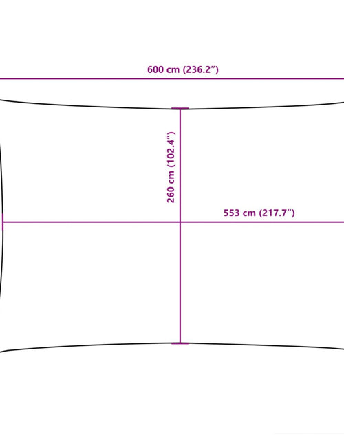Загрузите изображение в средство просмотра галереи, Parasolar, gri taupe, 3x6 m, țesătură oxford, dreptunghiular

