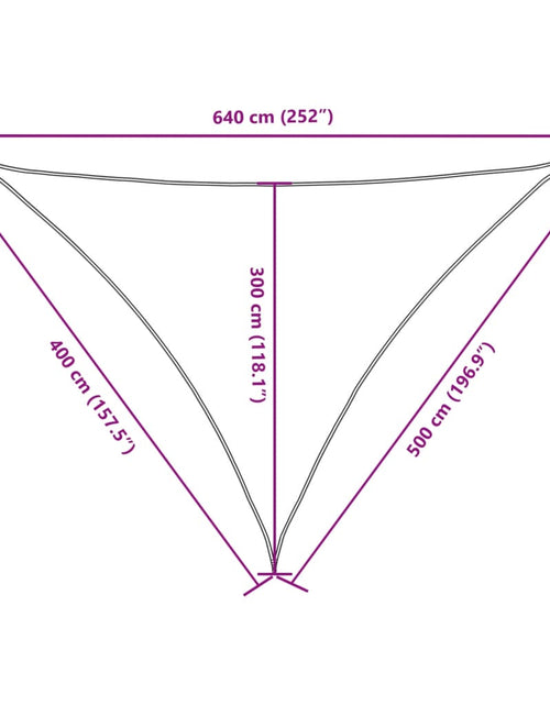 Загрузите изображение в средство просмотра галереи, Parasolar, negru, 4x5x6,4 m, țesătură oxford, triunghiular
