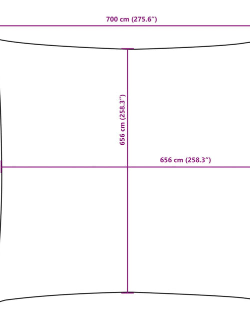 Загрузите изображение в средство просмотра галереи, Parasolar, maro, 7x7 m, țesătură oxford, pătrat
