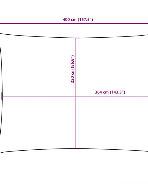 Загрузите изображение в средство просмотра галереи, Parasolar, maro, 2,5x4 m, țesătură oxford, dreptunghiular
