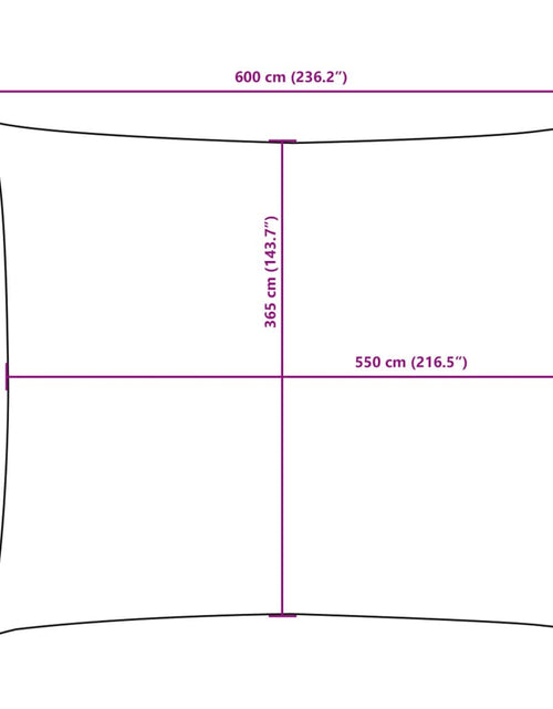 Загрузите изображение в средство просмотра галереи, Parasolar, maro, 4x6 m, țesătură oxford, dreptunghiular
