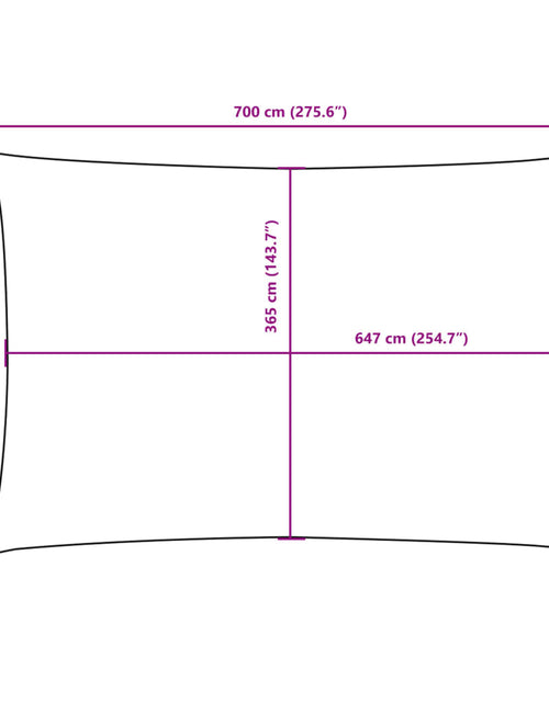 Загрузите изображение в средство просмотра галереи, Parasolar, maro, 4x7 m, țesătură oxford, dreptunghiular
