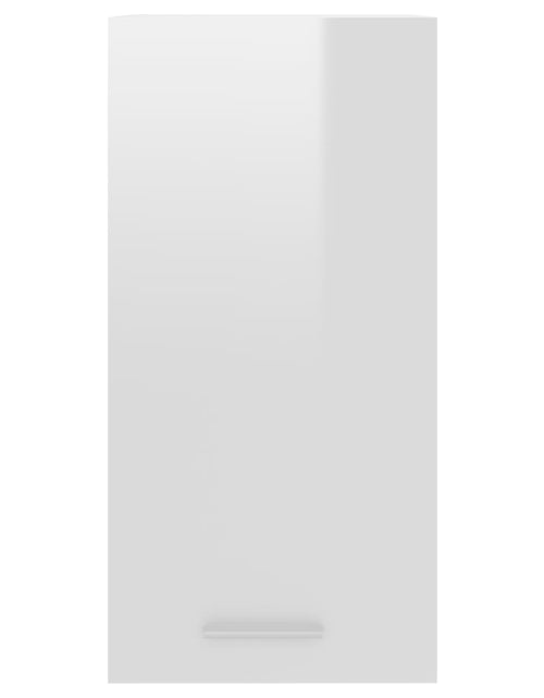 Încărcați imaginea în vizualizatorul Galerie, Dulap de bucătărie suspendat alb extralucios 29,5x31x60 cm
