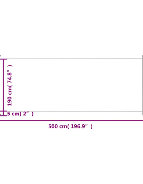 Încărcați imaginea în vizualizatorul Galerie, Copertină laterală retractabilă de terasă, gri, 200x500 cm
