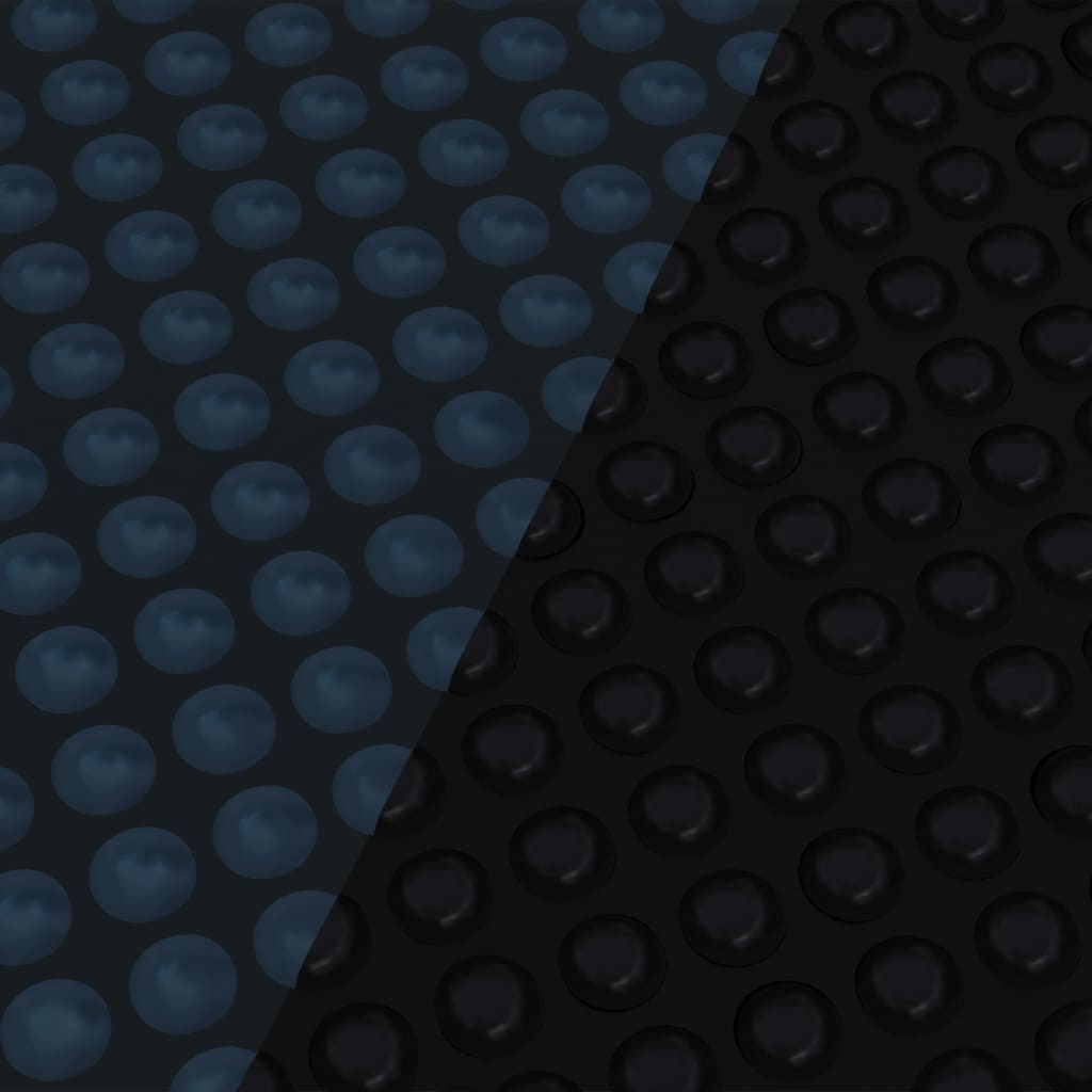 Folie solară plutitoare piscină, negru/albastru, 500x300, PE