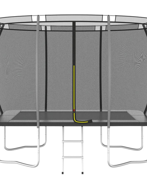 Încărcați imaginea în vizualizatorul Galerie, Set trambulină dreptunghiulară, 274x183x76 cm, 150 kg
