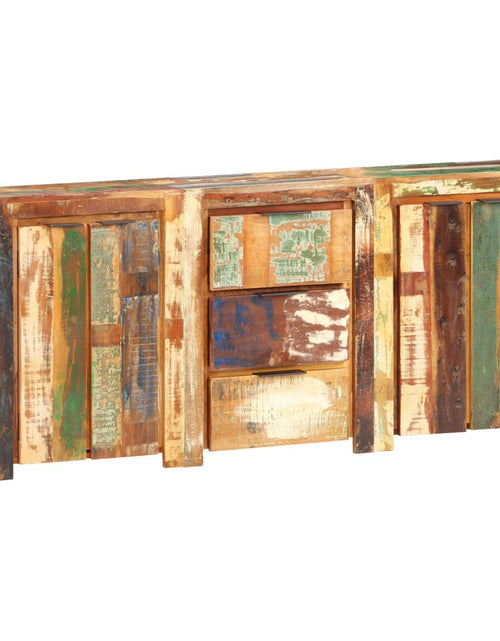 Încărcați imaginea în vizualizatorul Galerie, Servantă cu 3 sertare și 4 uși, lemn masiv reciclat
