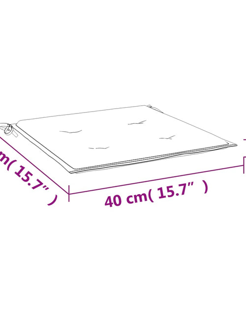 Загрузите изображение в средство просмотра галереи, Perne scaune grădină 6 buc. bej 40x40x3 cm țesătură Oxford
