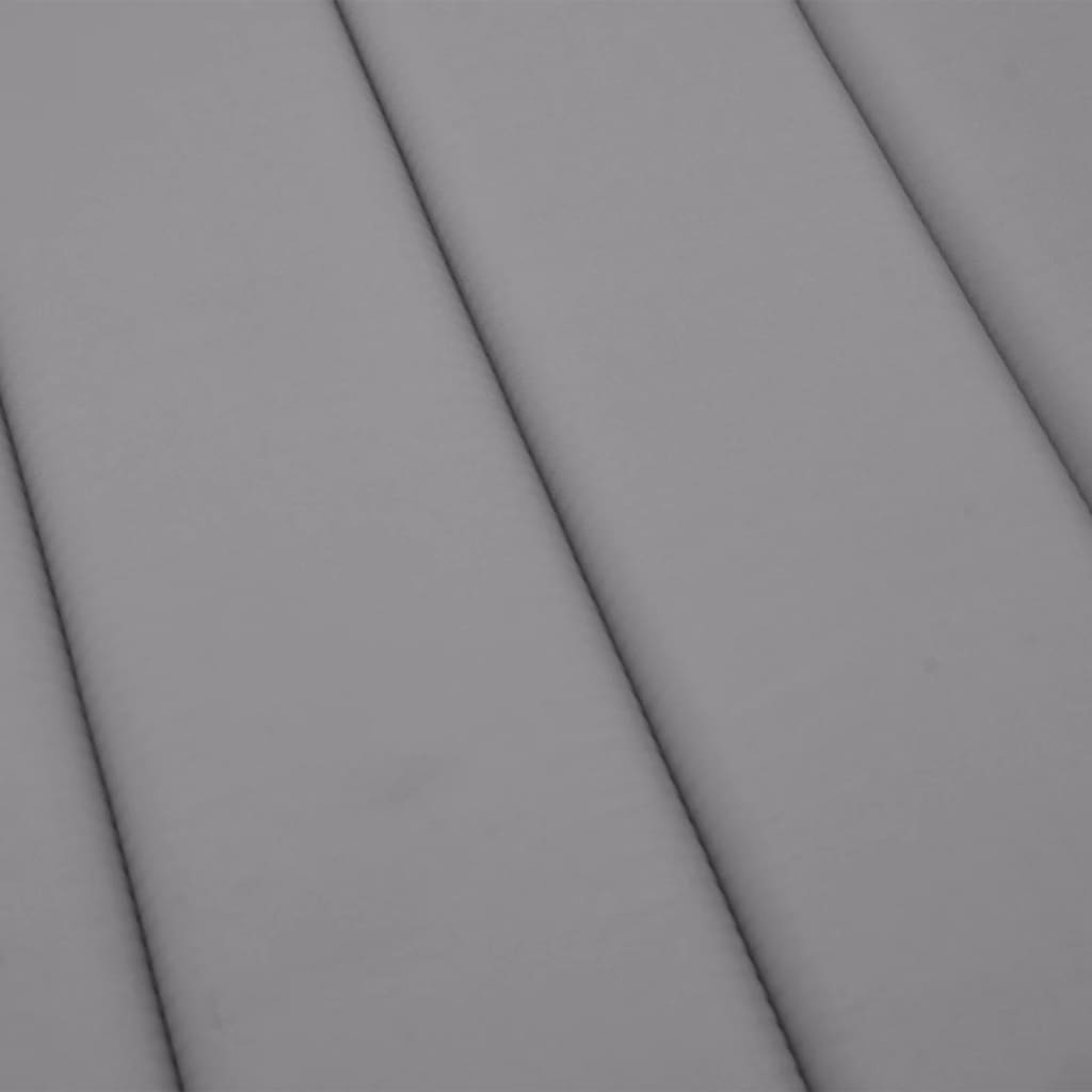 Pernă de șezlong, gri, 186x58x3 cm, textil oxford