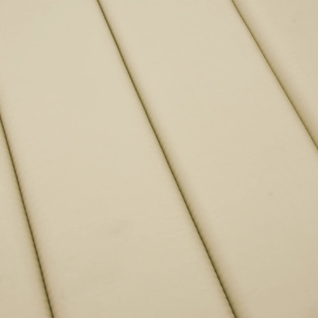 Pernă de șezlong, bej, 186x58x3 cm, textil oxford