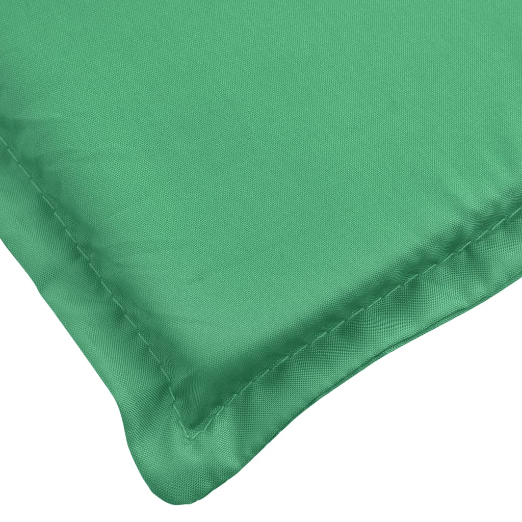 Pernă de șezlong, verde, (75 + 105) x50x4 cm