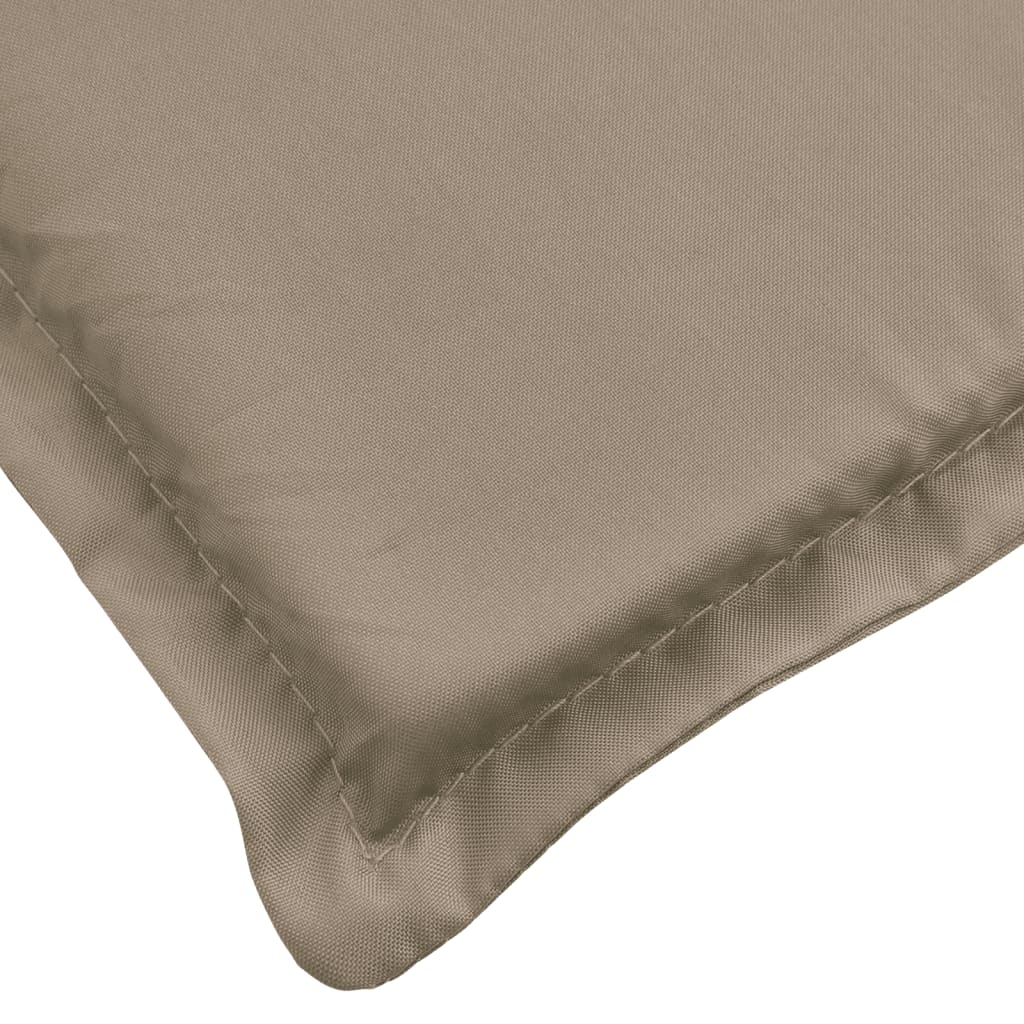 Pernă de șezlong, gri taupe, 200x60x3 cm, textil oxford