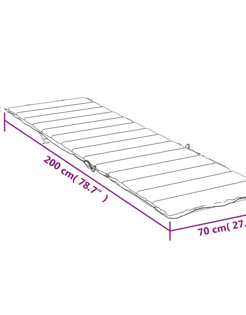 Загрузите изображение в средство просмотра галереи, Pernă de șezlong, bej, 200x70x3 cm, textil oxford
