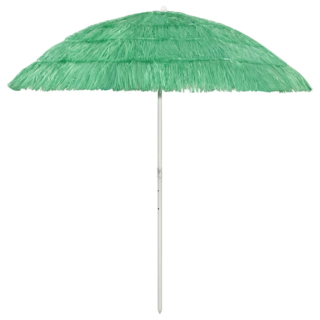 Umbrelă de soare de plajă Hawaii, verde, 240 cm