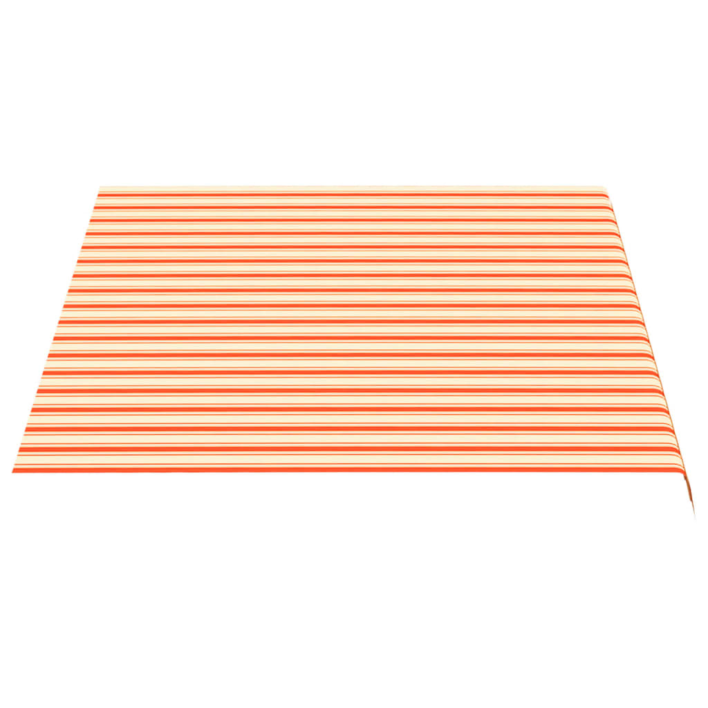 Pânză de rezervă copertină, galben și portocaliu, 3,5x2,5 m