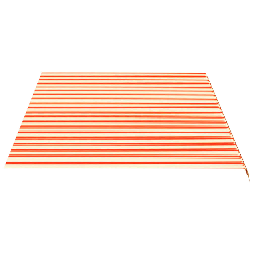 Pânză de rezervă copertină, galben și portocaliu, 5x3,5 m