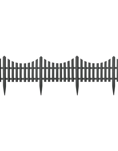 Загрузите изображение в средство просмотра галереи, Borduri de gazon, 17 buc., antracit, 10 m, PP - Lando
