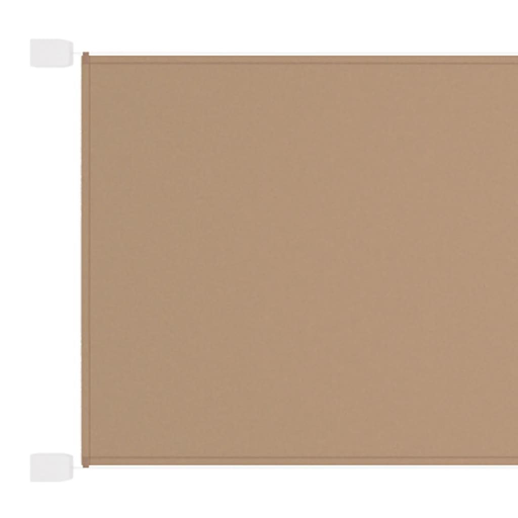 Copertină verticală, gri taupe, 200x420 cm, țesătură oxford