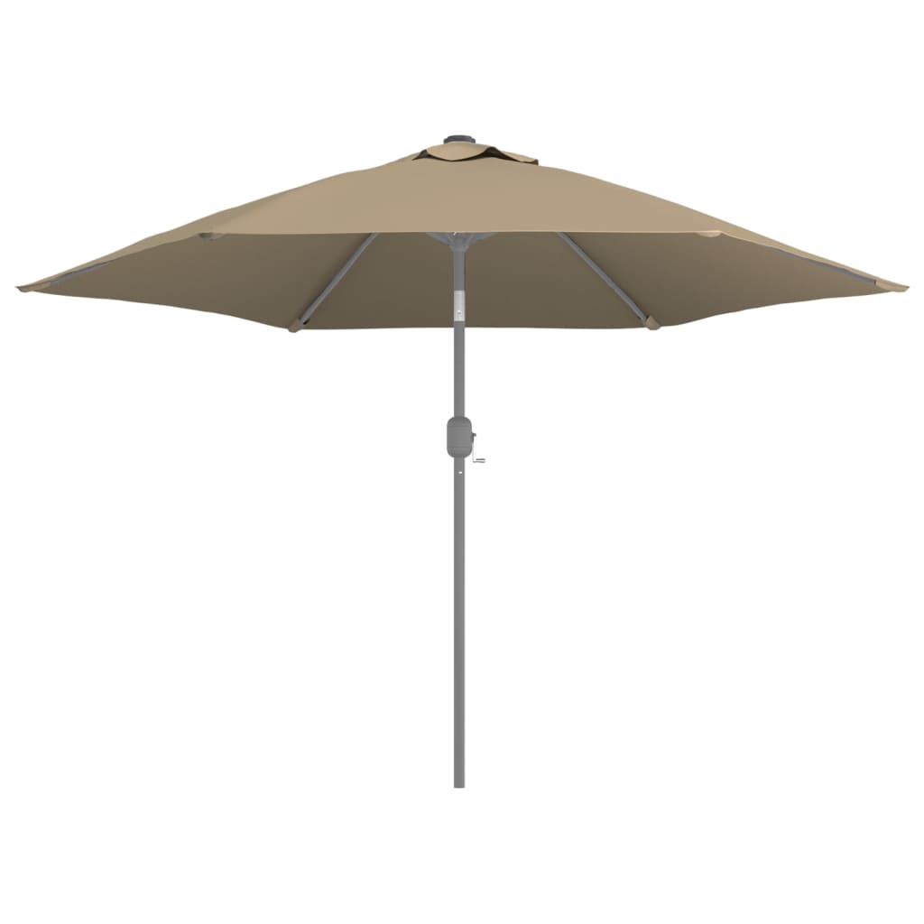 Pânză de schimb umbrelă de soare de exterior gri taupe 300 cm