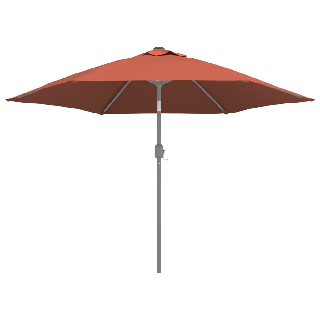 Pânză de schimb umbrelă de soare de exterior cărămiziu 300 cm