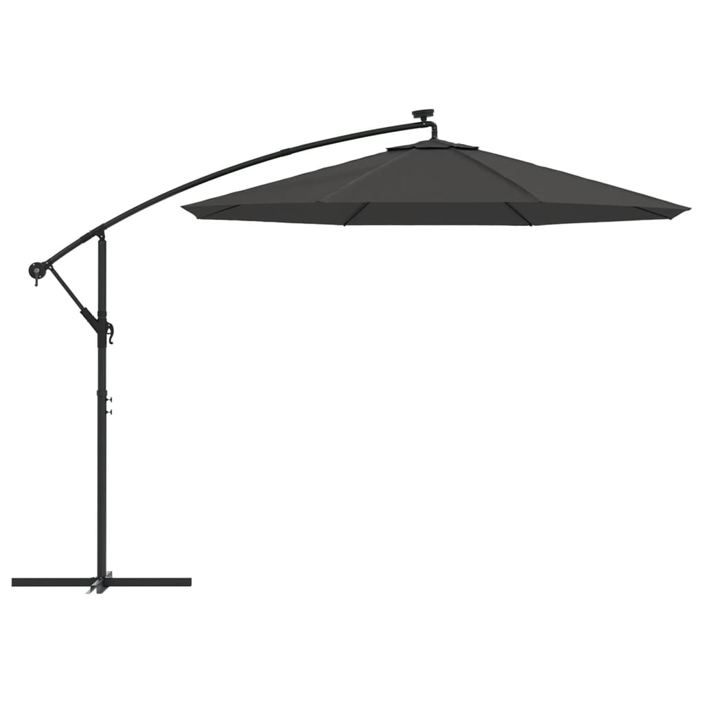 Pânză de schimb umbrelă de soare consolă, antracit, 300 cm