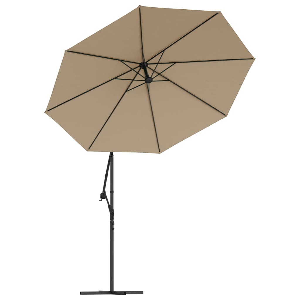 Pânză de schimb umbrelă de soare, gri taupe, 300 cm