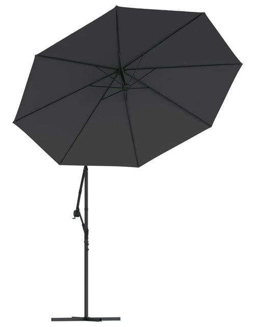 Încărcați imaginea în vizualizatorul Galerie, Pânză de schimb umbrelă de soare, negru, 300 cm
