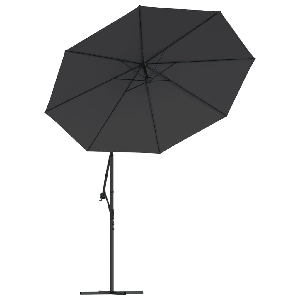 Pânză de schimb umbrelă de soare, negru, 300 cm