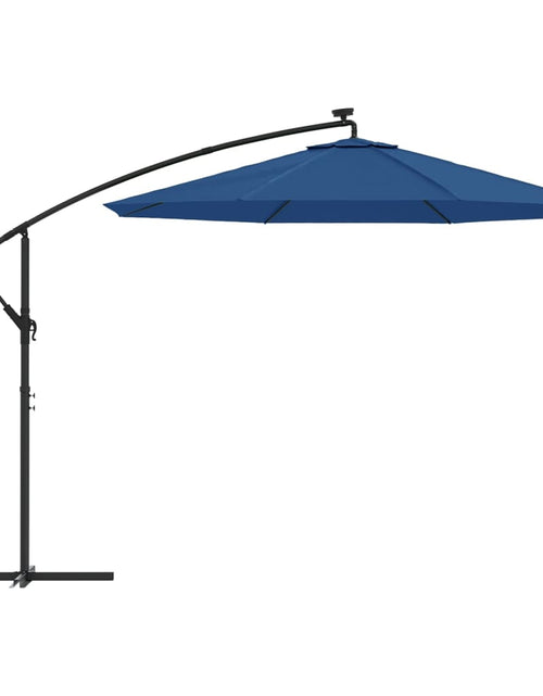 Загрузите изображение в средство просмотра галереи, Pânză de schimb umbrelă de soare, albastru azuriu, 300 cm
