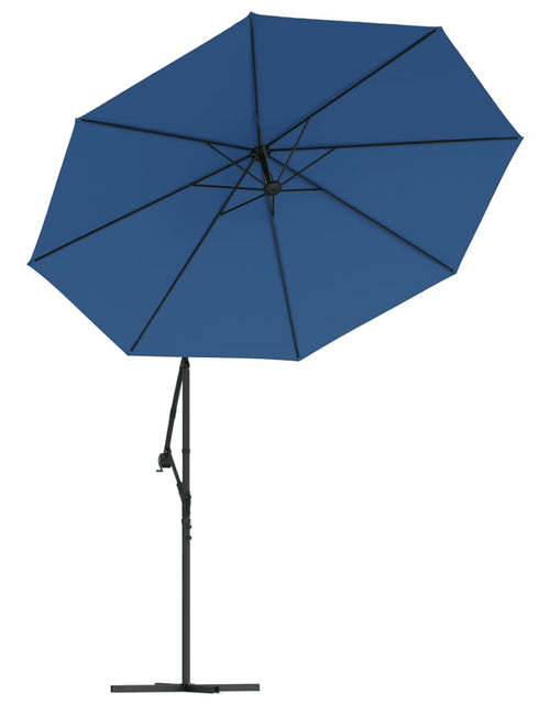 Încărcați imaginea în vizualizatorul Galerie, Pânză de schimb umbrelă de soare, albastru azuriu, 300 cm
