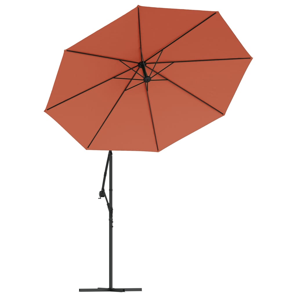 Pânză de schimb umbrelă de soare consolă, cărămiziu, 300 cm