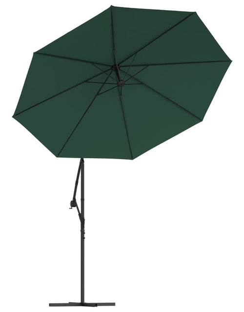 Încărcați imaginea în vizualizatorul Galerie, vida XL Pânză de schimb umbrelă de soare consolă, verde, 350 cm
