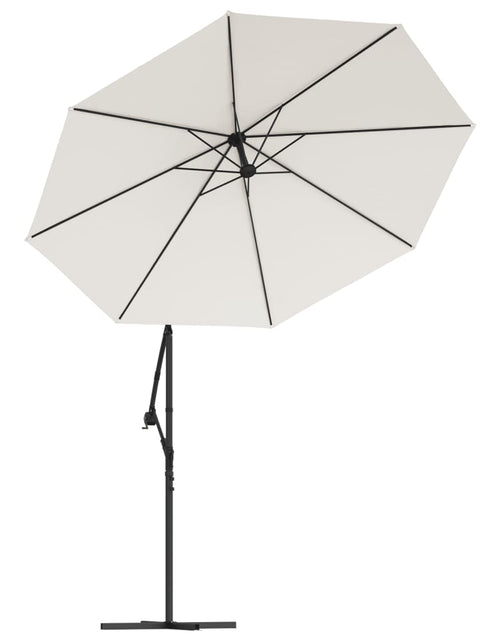Încărcați imaginea în vizualizatorul Galerie, Pânză de schimb umbrelă de soare, alb nisipiu, 350 cm
