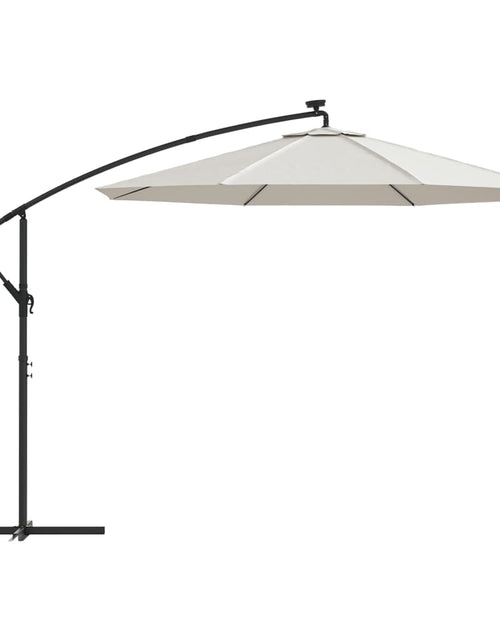 Încărcați imaginea în vizualizatorul Galerie, Pânză de schimb umbrelă de soare, alb nisipiu, 350 cm
