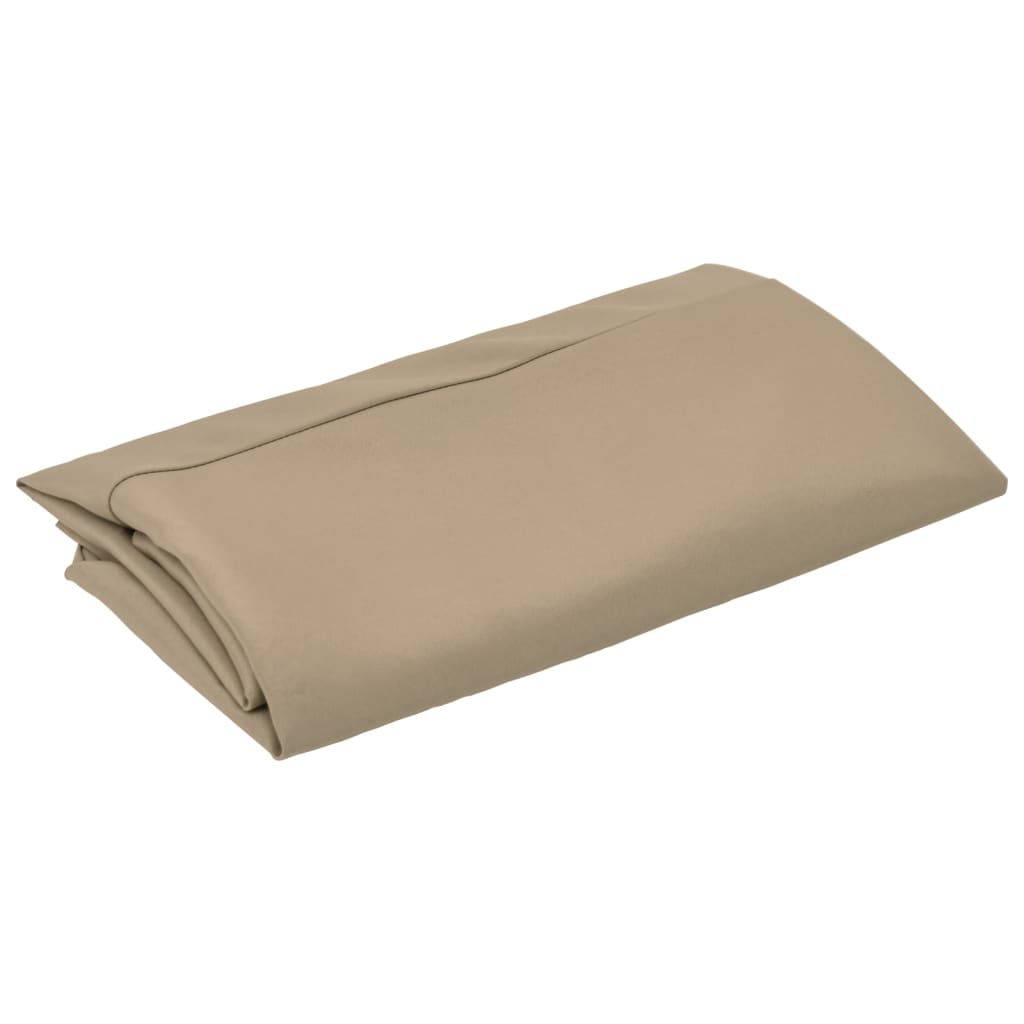 vida XL Pânză de schimb umbrelă de soare consolă, gri taupe, 350 cm