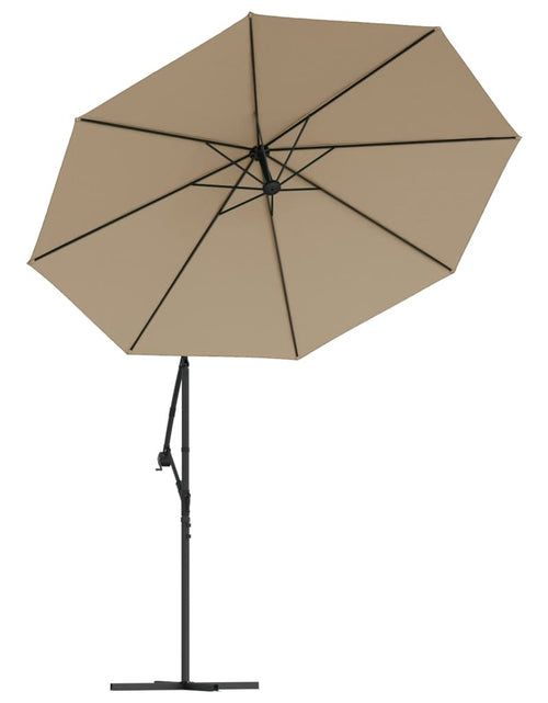 Загрузите изображение в средство просмотра галереи, vida XL Pânză de schimb umbrelă de soare consolă, gri taupe, 350 cm

