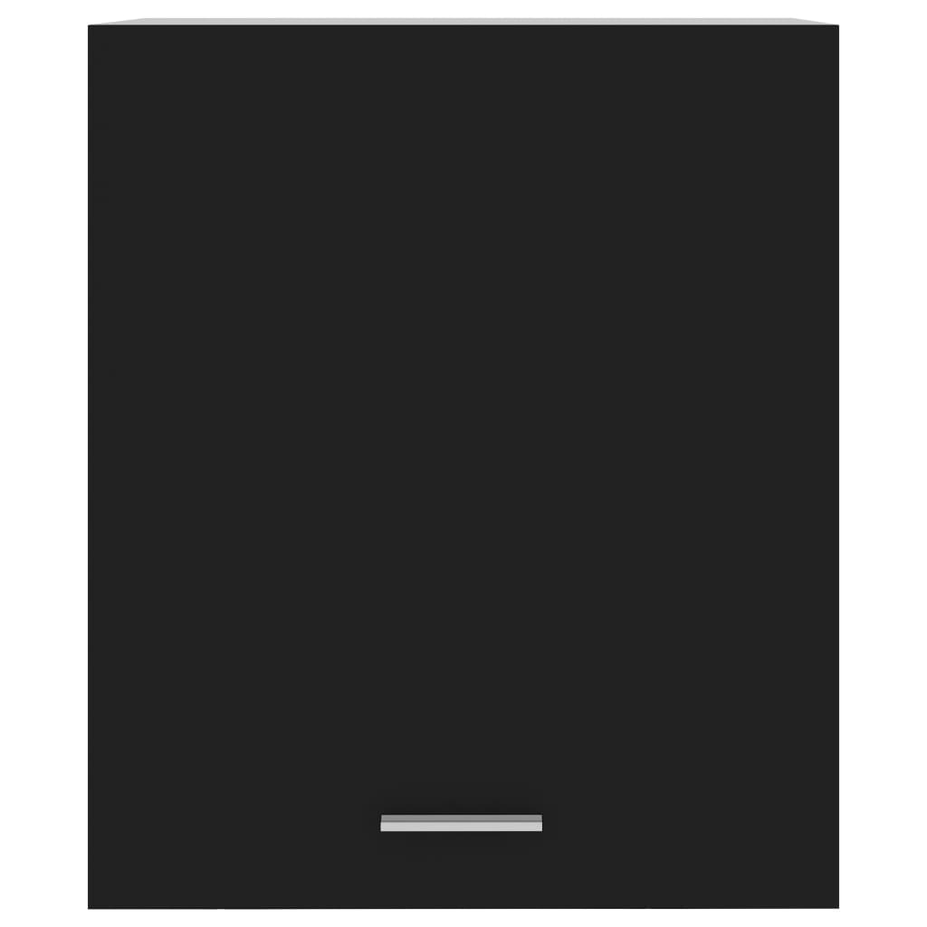 Dulapuri suspendate, 2 buc., negru, 50x31x60 cm, PAL
